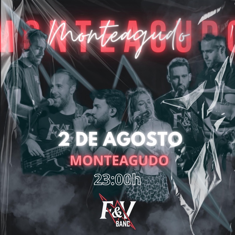 Cartel del concierto de FyVBand en Monteagudo