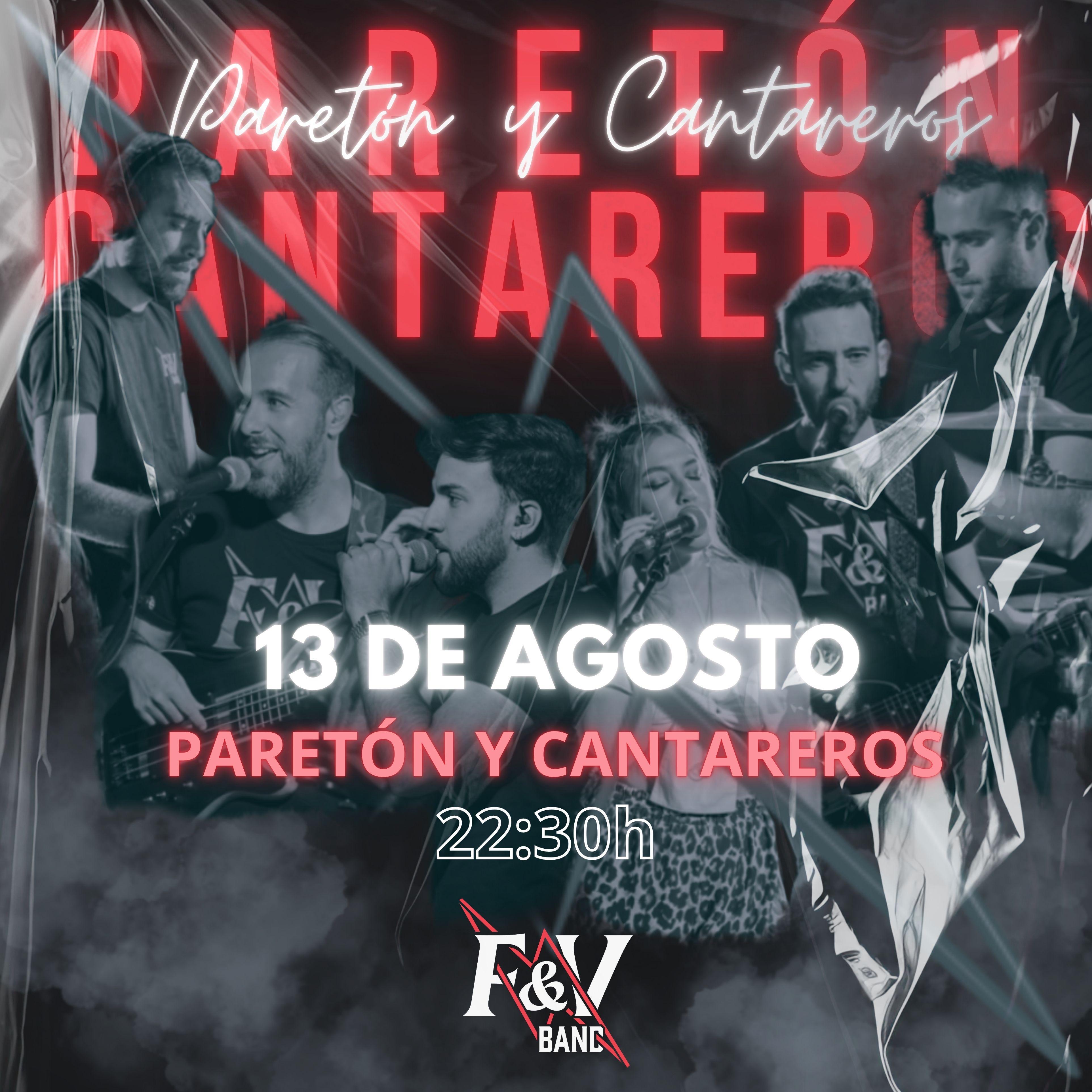 Cartel del concierto de FyVBand en El Paretón
