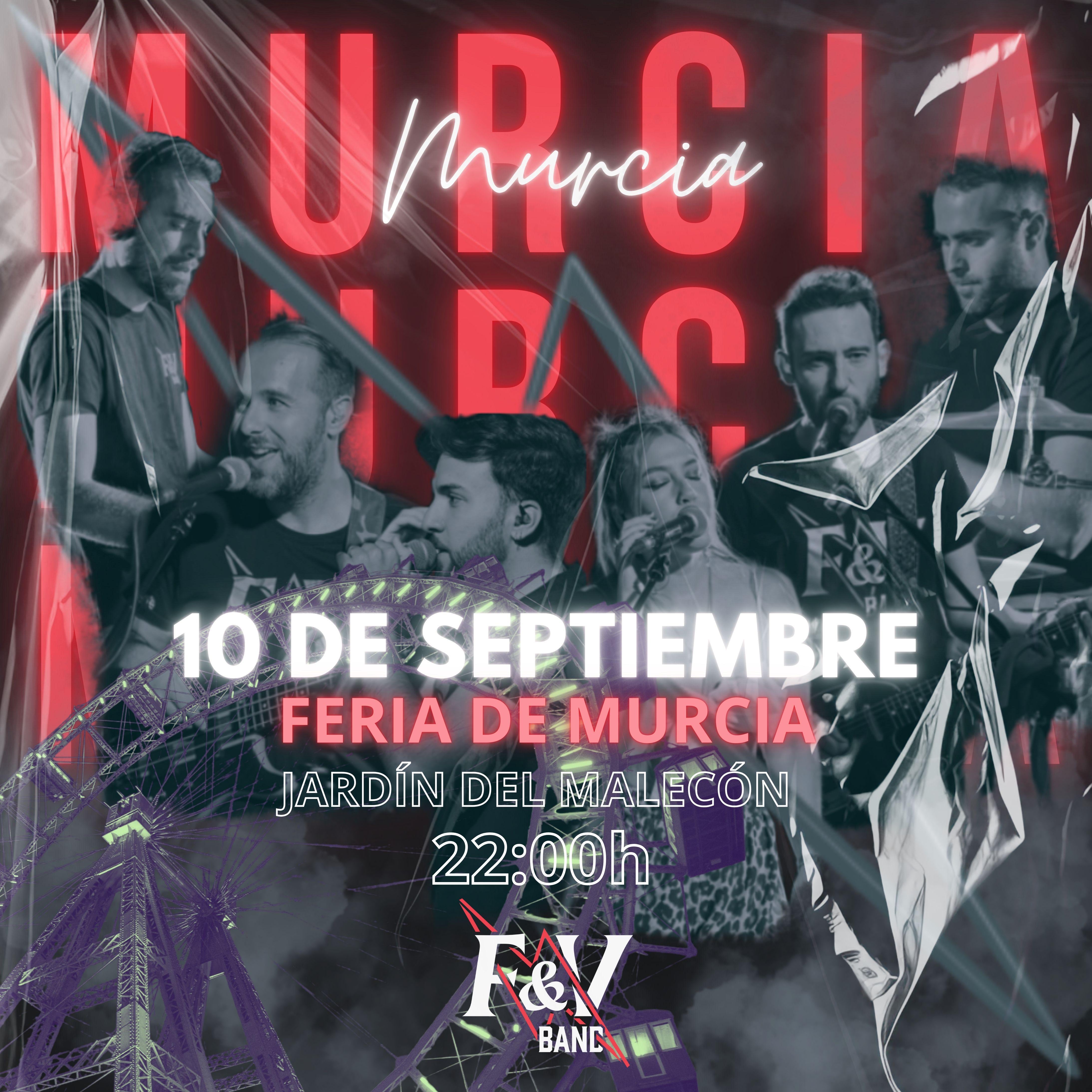 Cartel del concierto de FyVBand en Jardines del Malecón