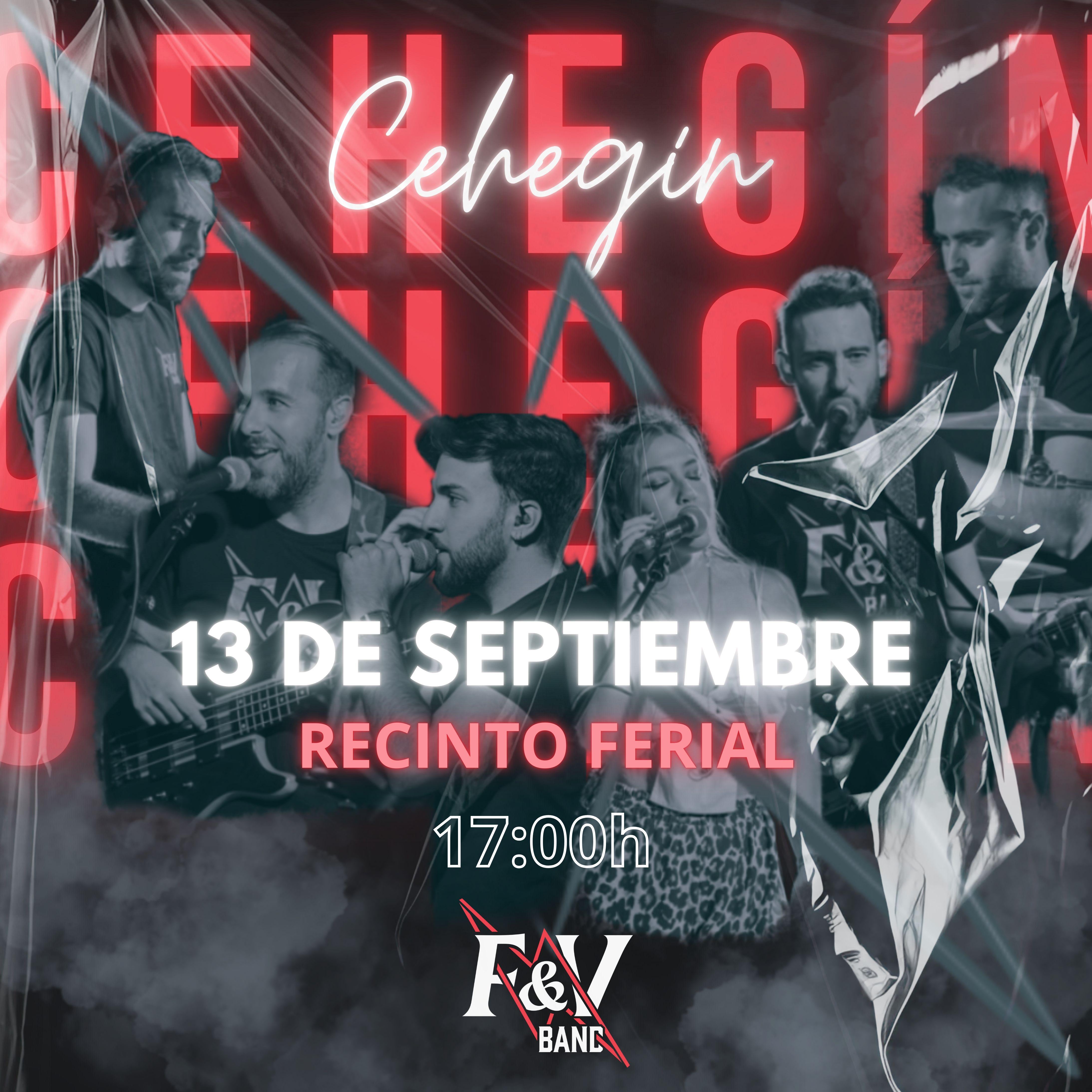 Cartel del concierto de FyVBand en Cehegín