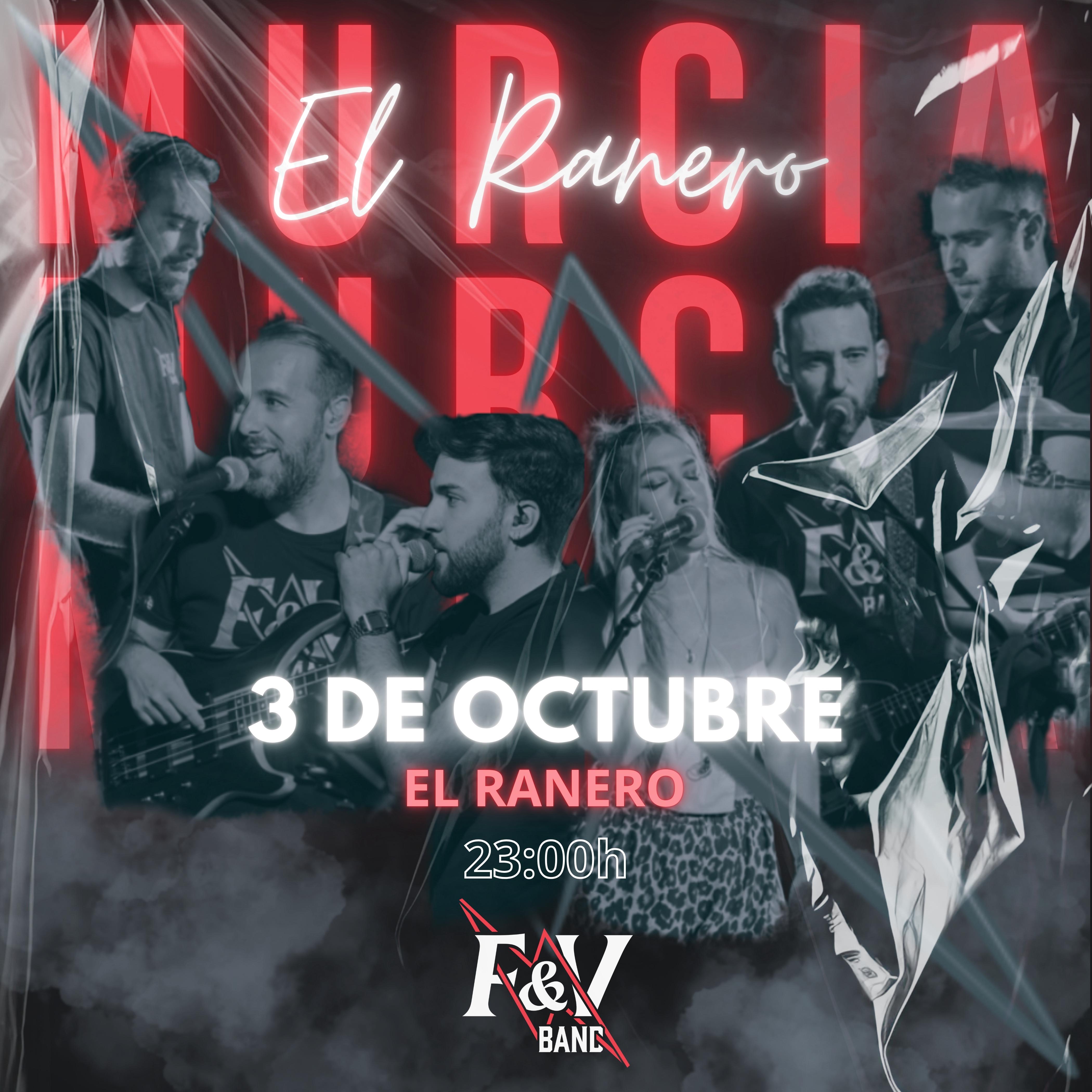 Cartel del concierto de FyVBand en El Ranero